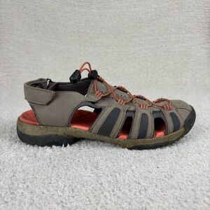 Clarks Sandals Womens‎ 8M Tan Tuvia Melon Closed Toe Outdoor Hiking Fisherman